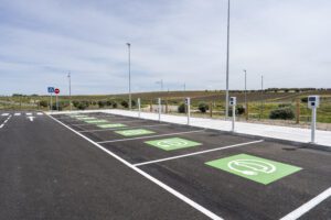 Image of EV charging stations